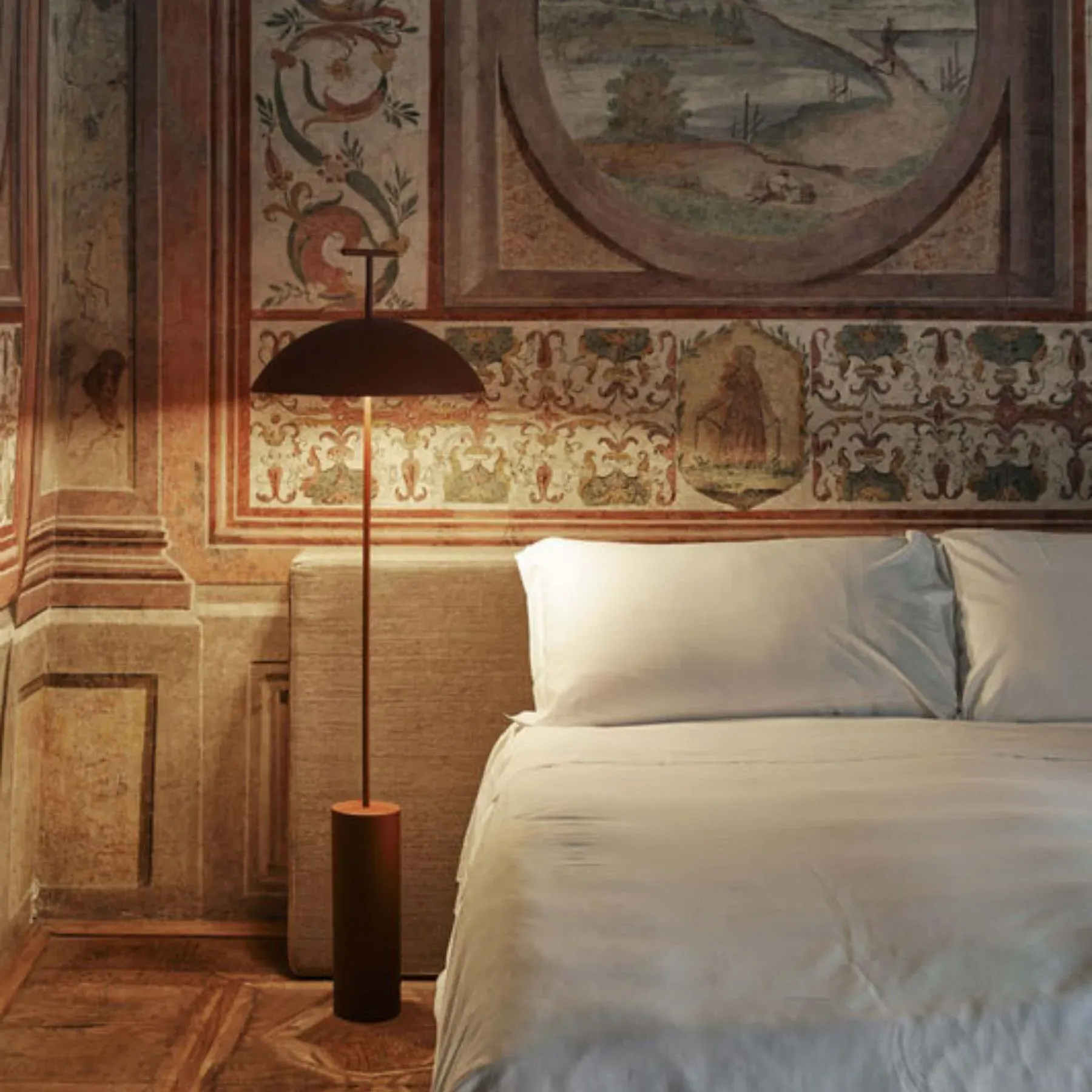 Reading Floor Lamp - White, Steel