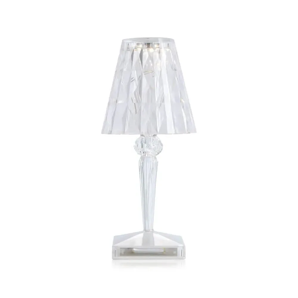 Rechargeable Portable Lamp - Crystal, Plastic