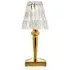 Rechargeable Portable Lamp - Gold, Plastic