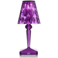 Rechargeable Portable Lamp - Plum, Plastic