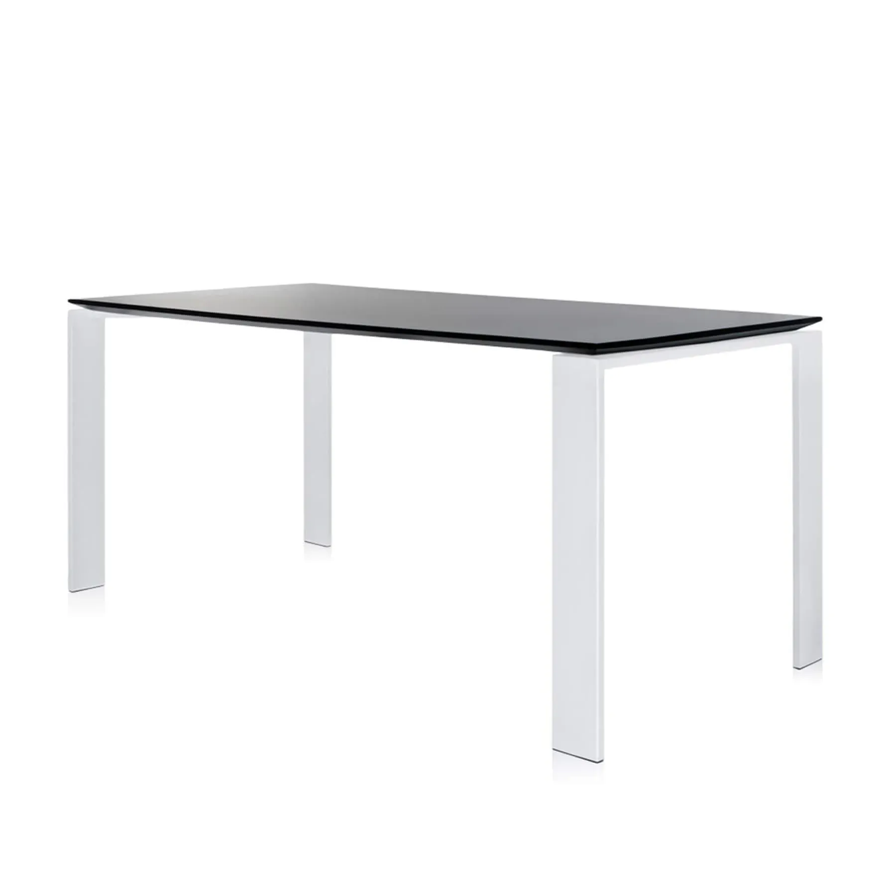 Rectangular Desk with Storage - Black, Laminate image