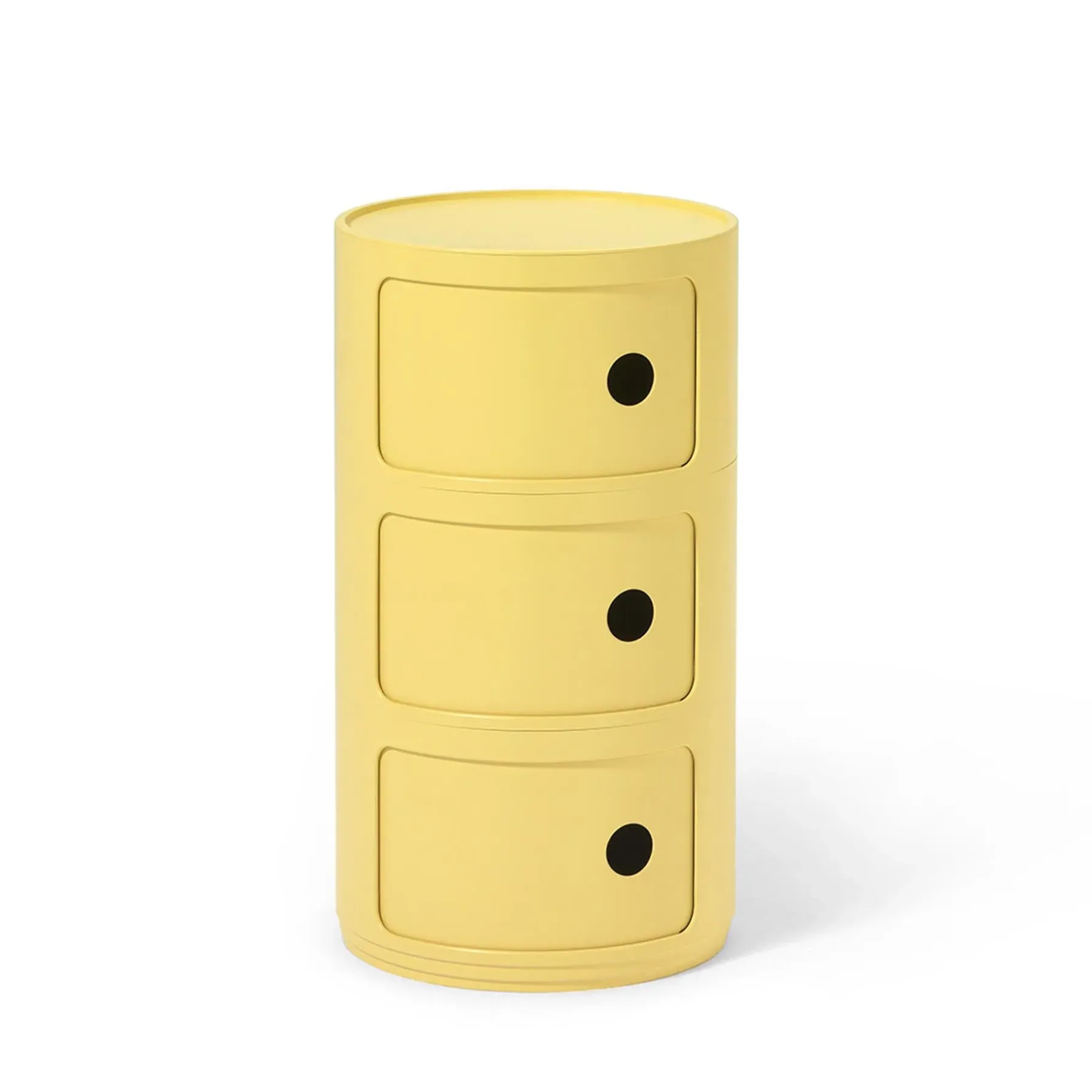 Round Storage Cabinet with Doors - Pink, Biopolymer