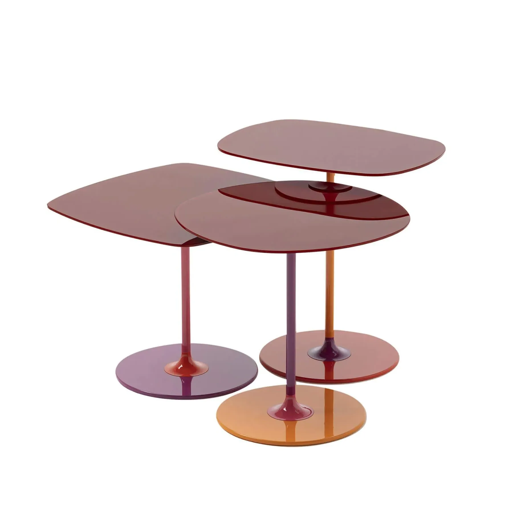 Side Table with Modular Design - Blue