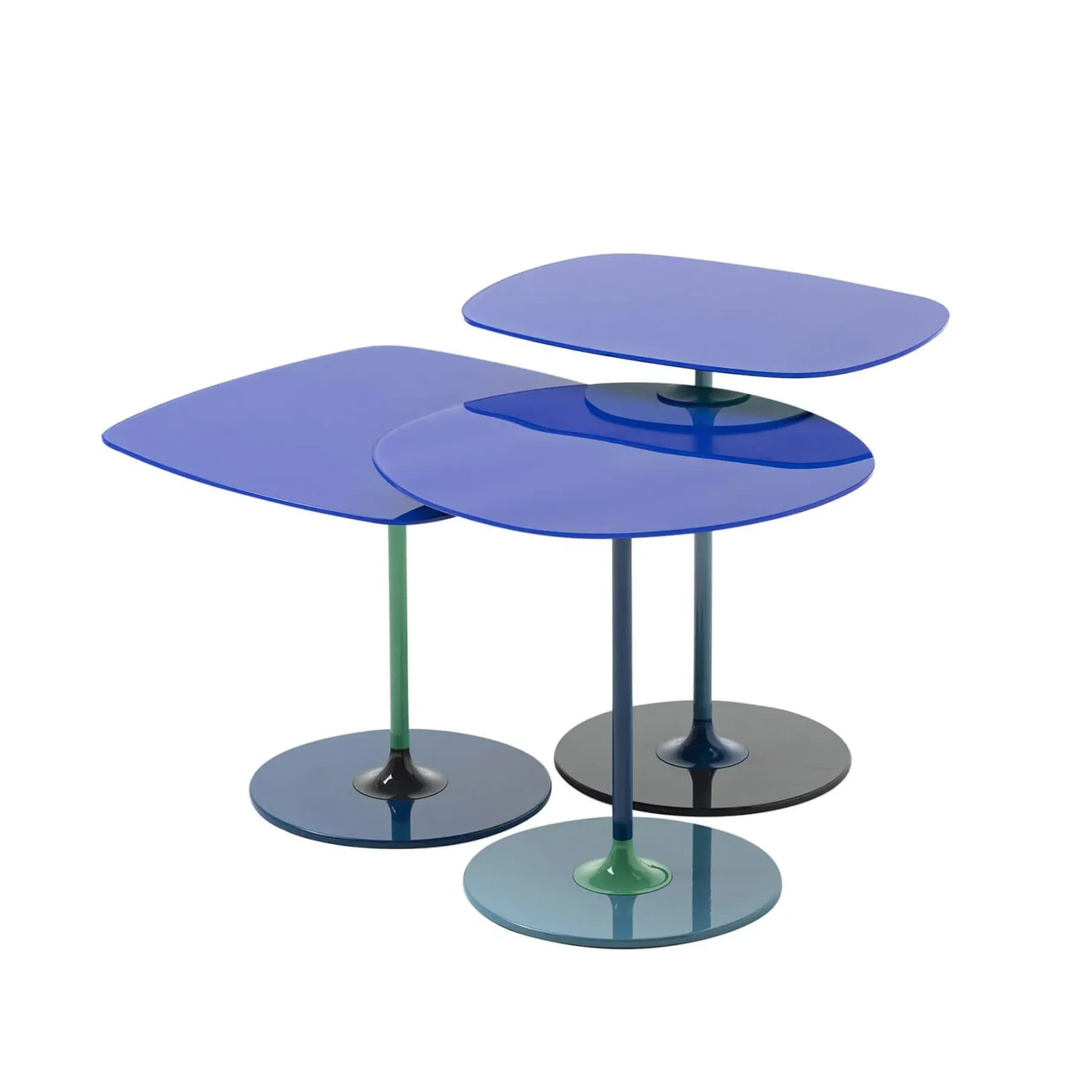Side Table with Modular Design - Grey