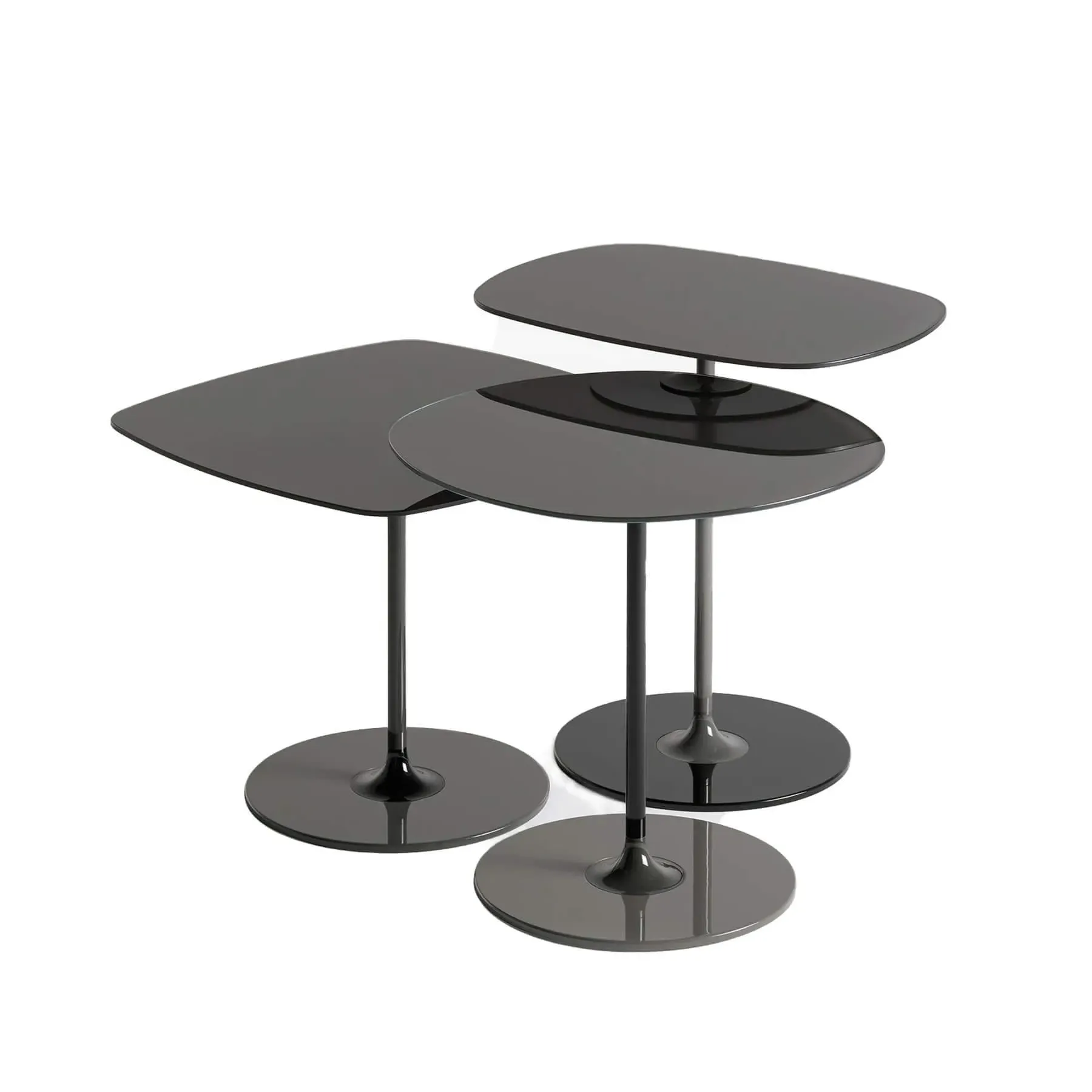 Side Table with Modular Design - Warm Beige