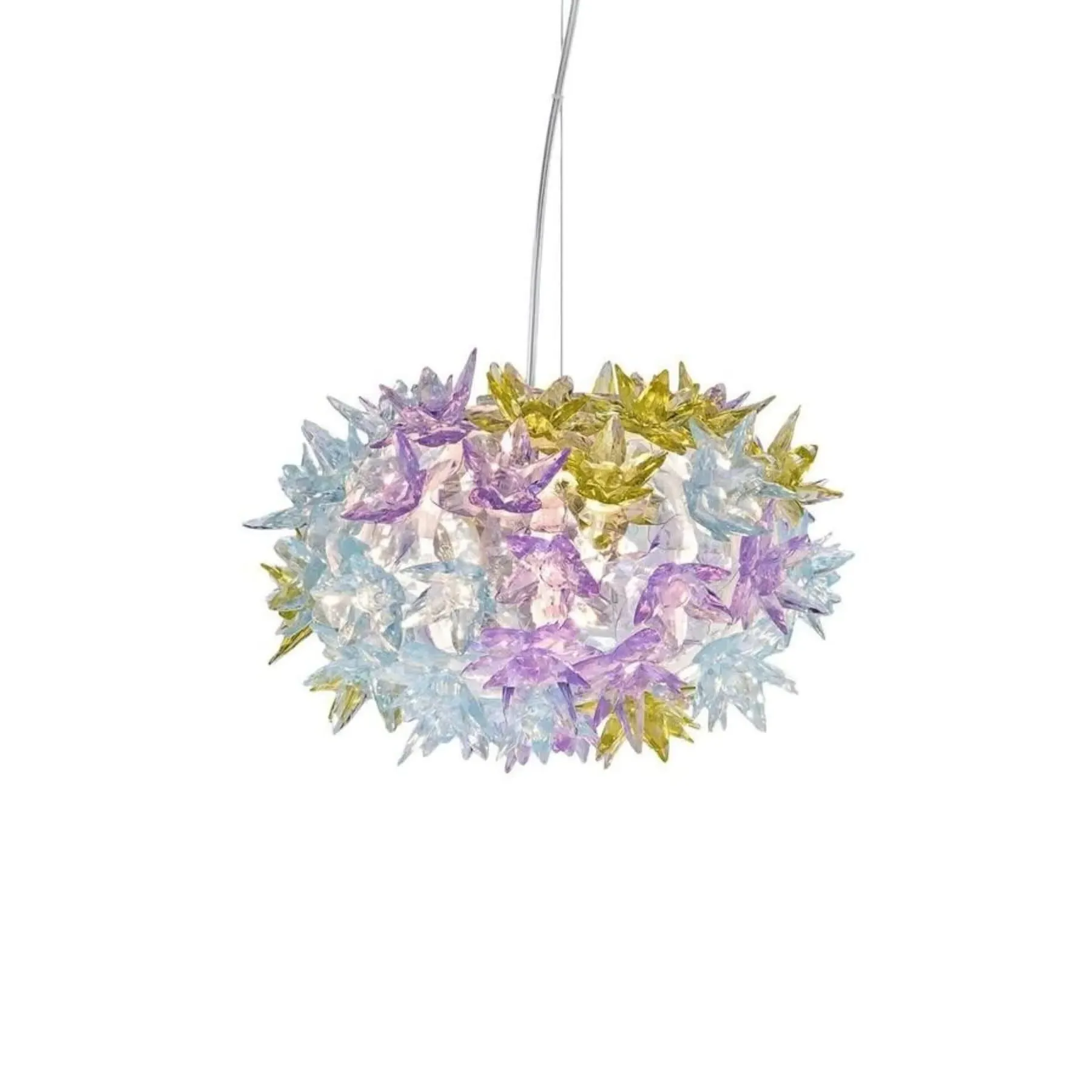 Small Hanging Pendant Light - Lavender, Polycarbonate