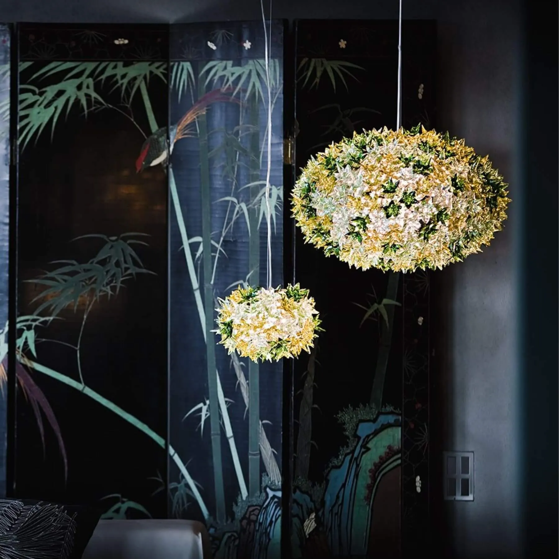 Small Hanging Pendant Light - Mint, Polycarbonate