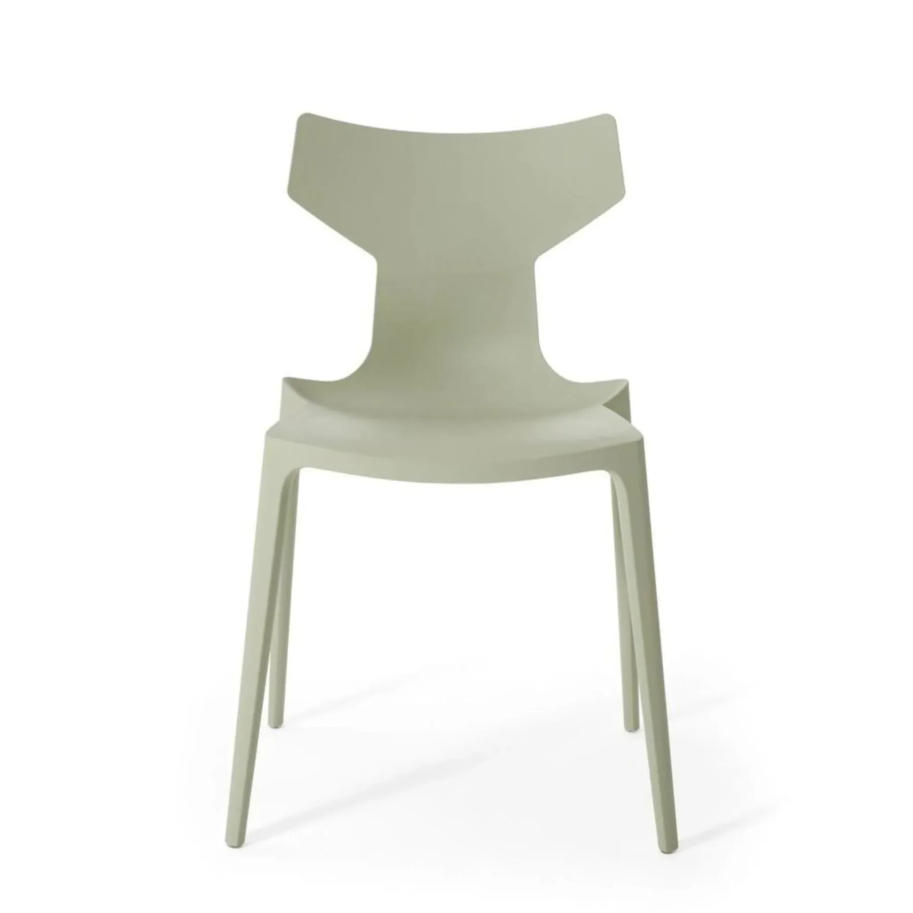 Stackable Dining Chair - Green, Recycled Plastic