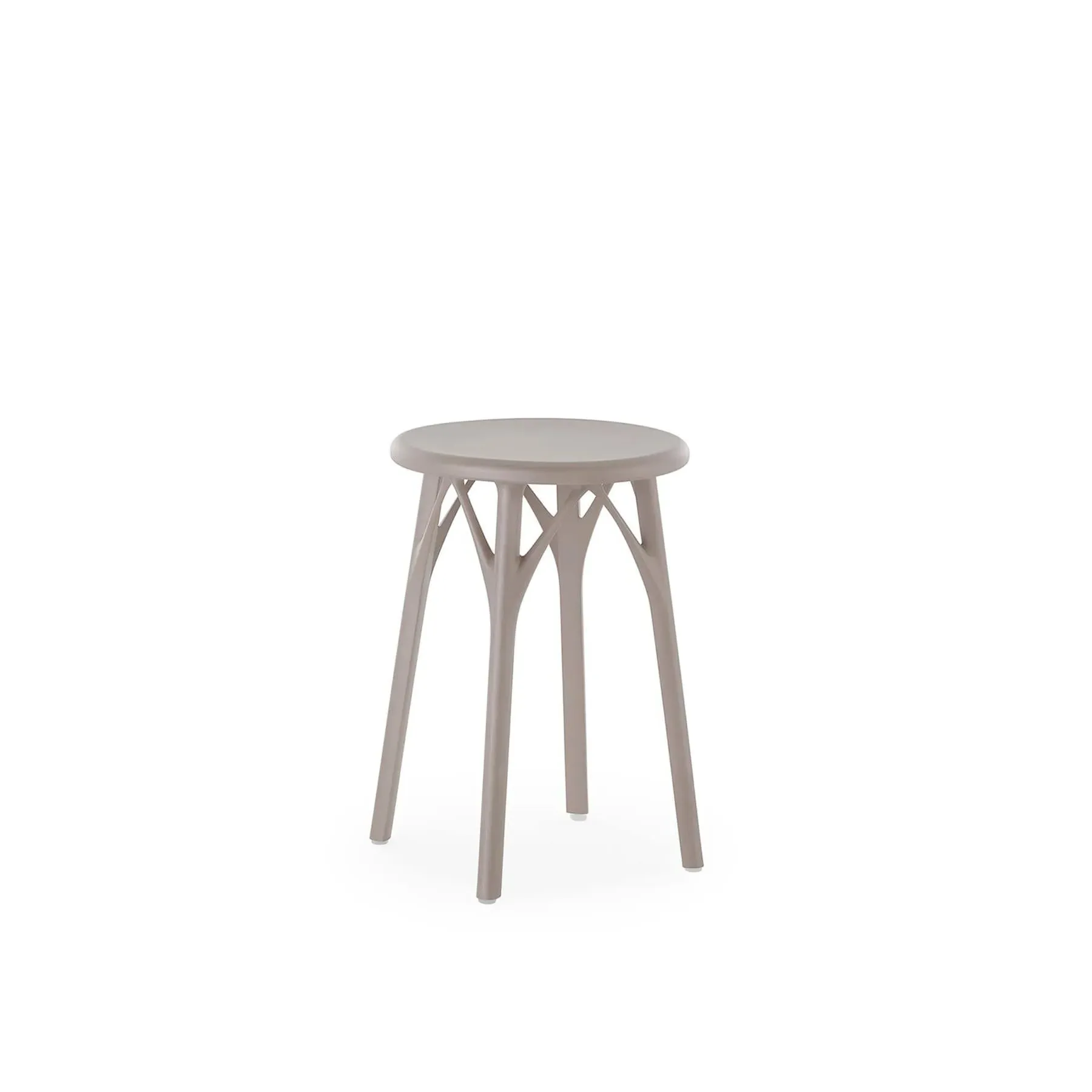 Standard Stool with AI Design - Grey, Recycled Material