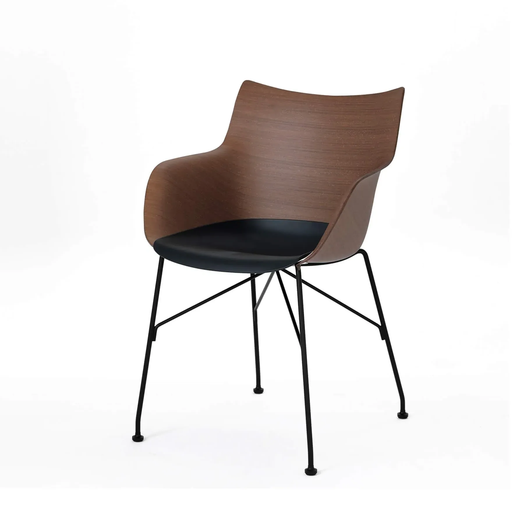 Swivel Office Chair with Armrests - Black Frame image