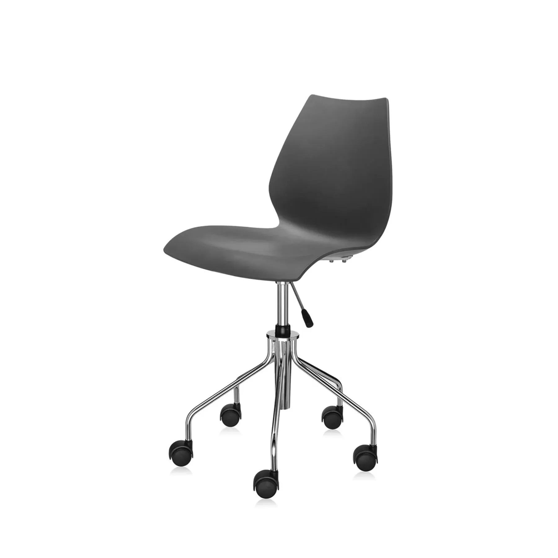 Swivel Office Chair with Gas Lift - White