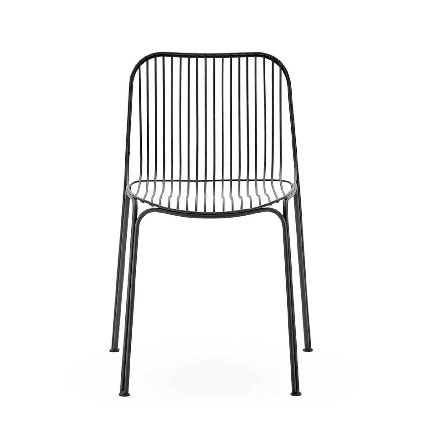 Wire Frame Chair - Black, Steel