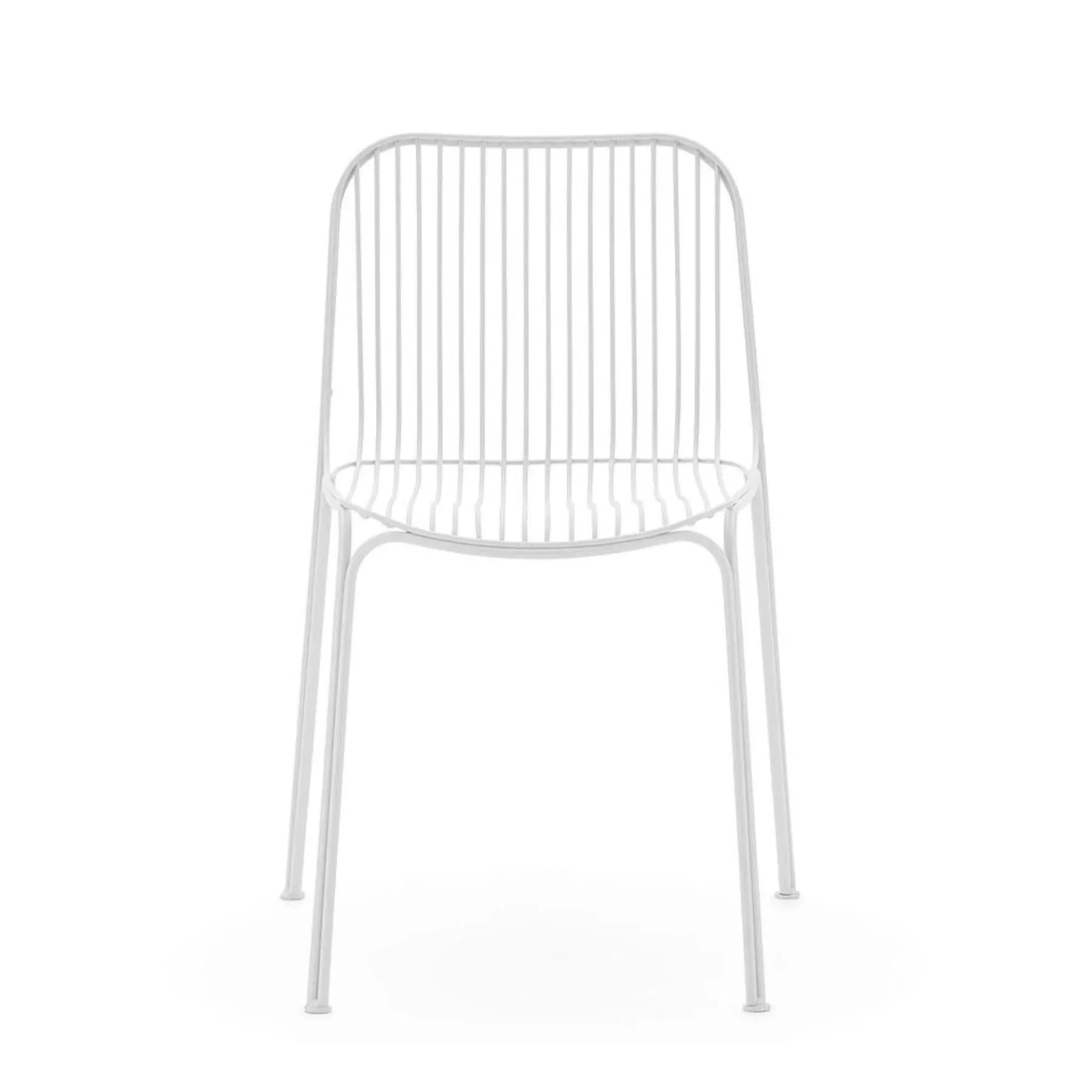 Wire Frame Chair - White, Steel