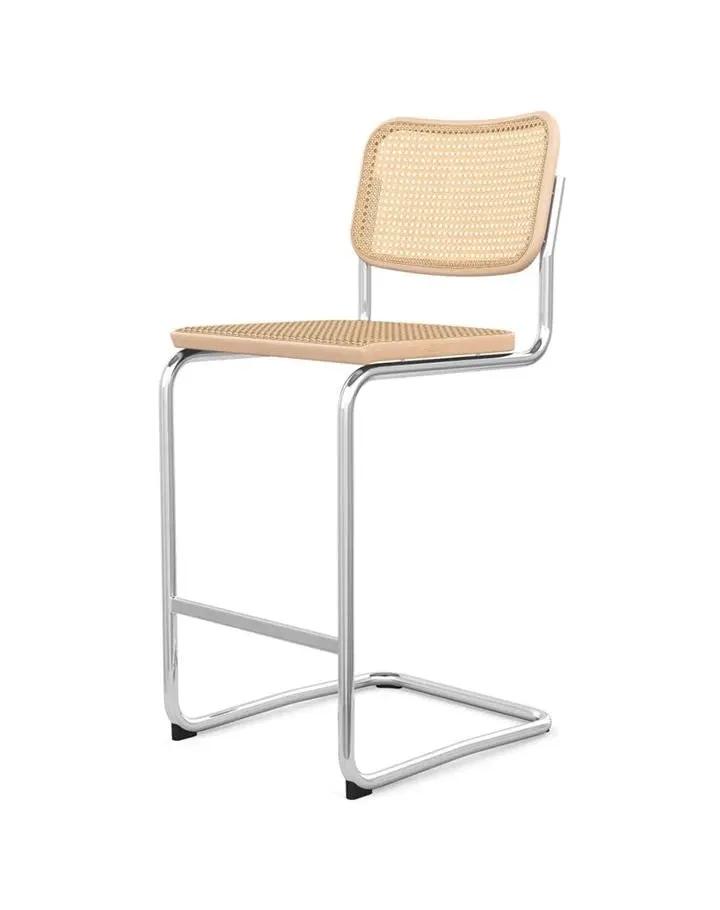 Counter Stool Cantilevered - Black, Steel