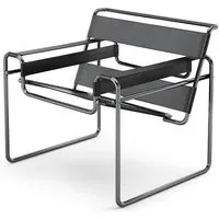 Wassily Lounge Chair - Black, Chrome