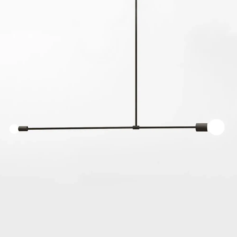 22cm Pendant Light with Diffusers - Brass