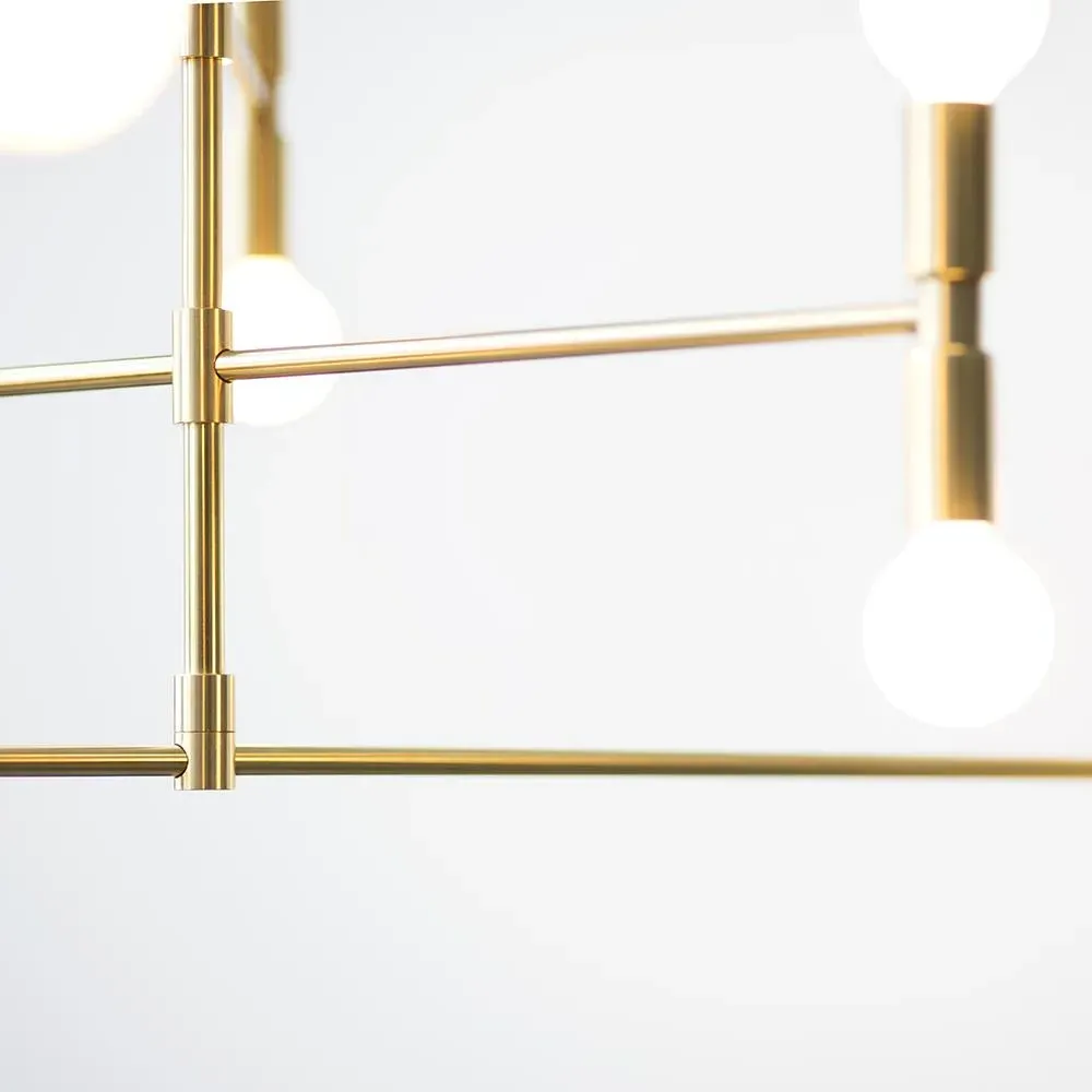 Atomium Pendant Light 62cm - Brass