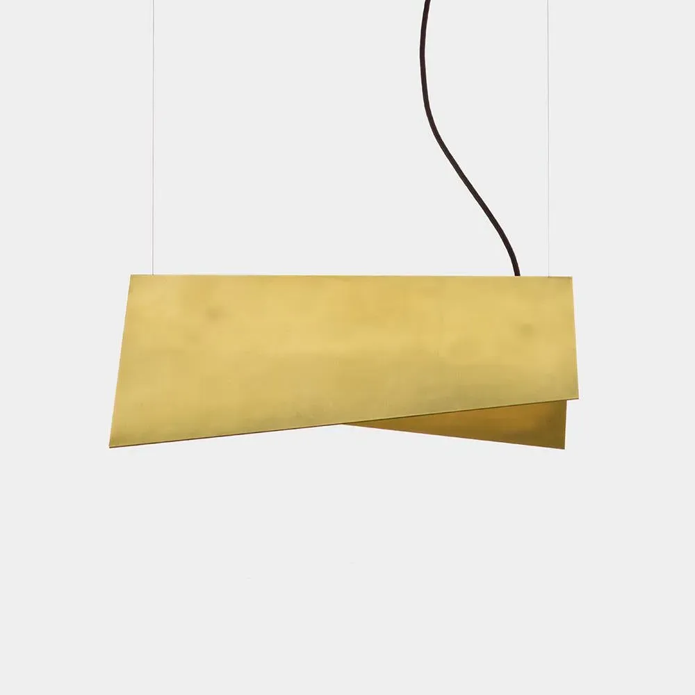 Clark Small Pendant Light with Dimming - Brass, Metal