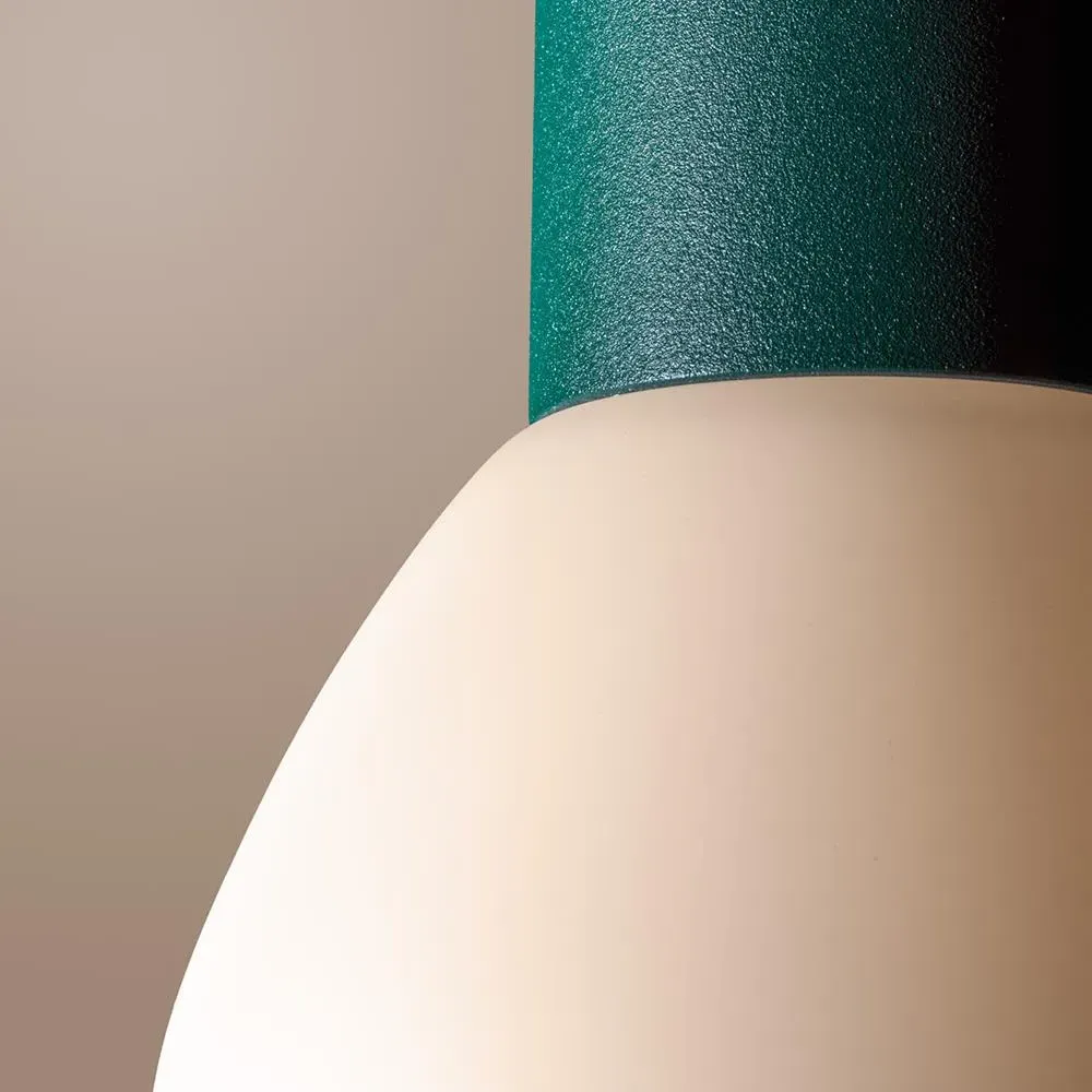 Cylindrical Pendant Light LED - Blue, Aluminium