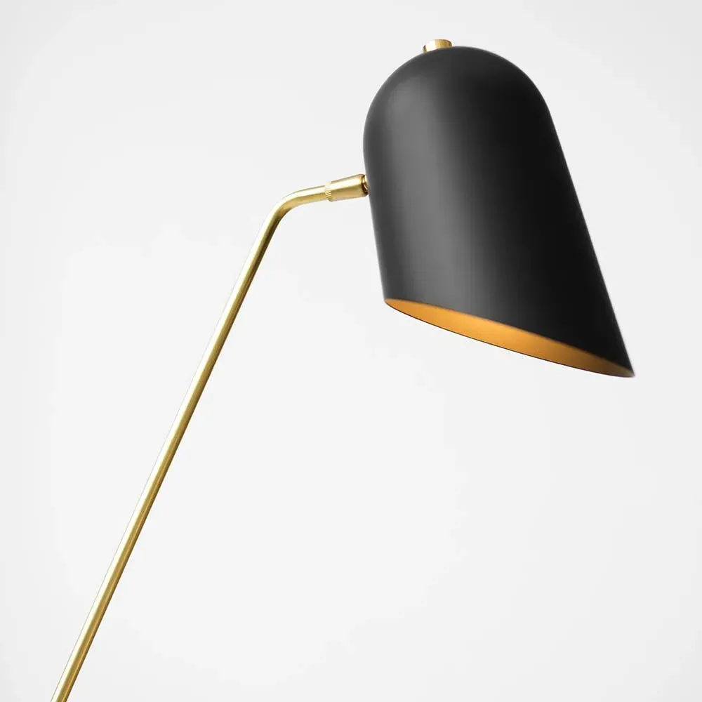 Lambert & Fils Cliff Floor Light - Black, Brass