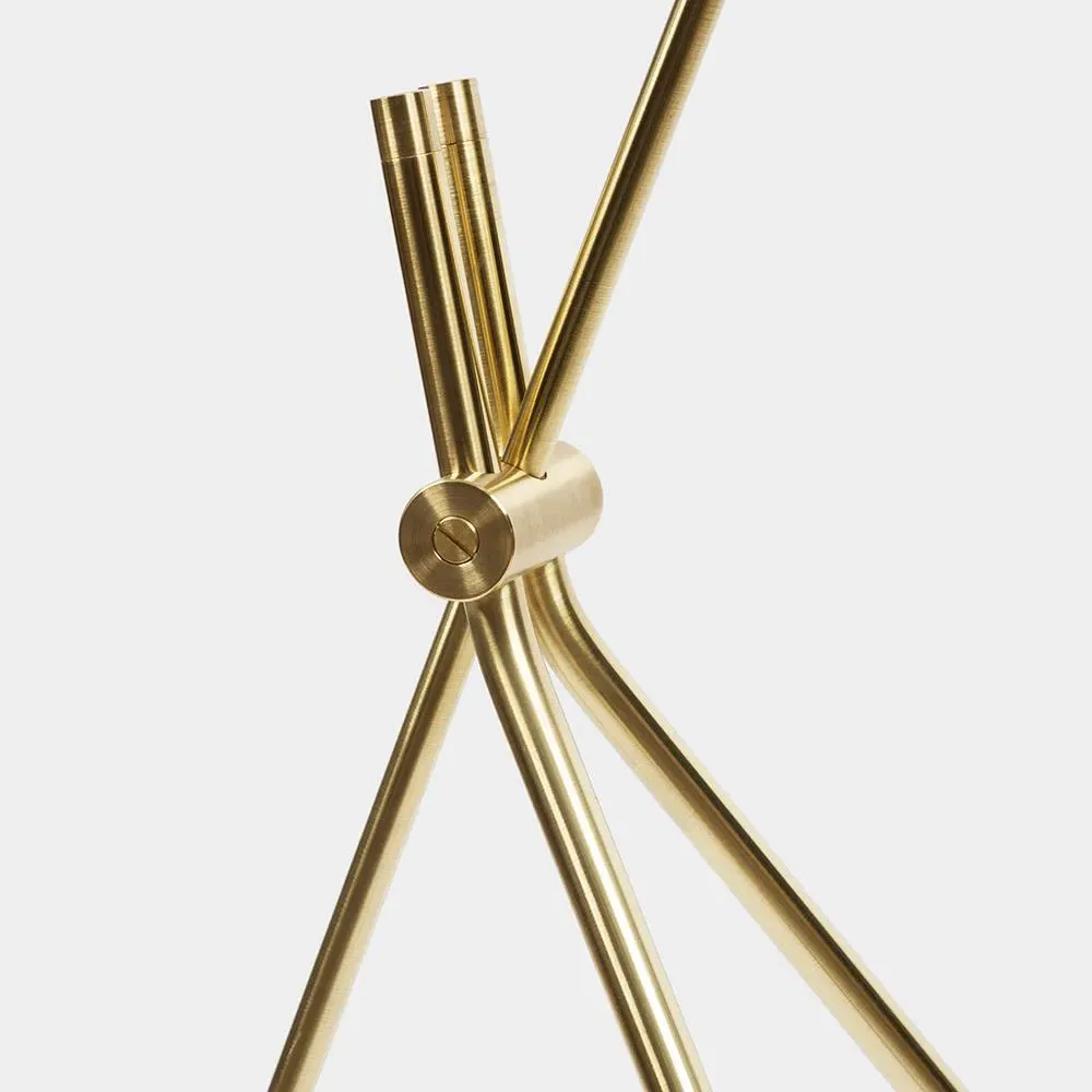 Lambert & Fils Cliff Floor Light - Black, Brass