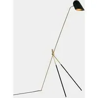 Lambert & Fils Cliff Floor Light - Black, Brass