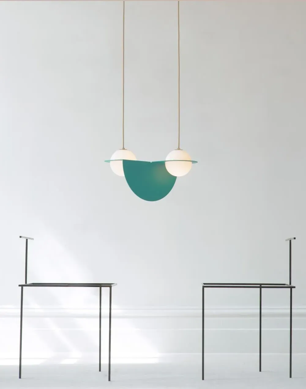 Laurent 01 Ceiling Pendant Light - Nickel, Brass