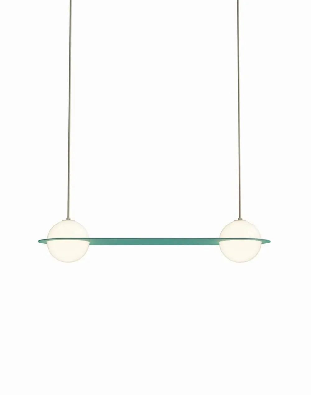 Laurent 03 Pendant Light - Beige, Glass