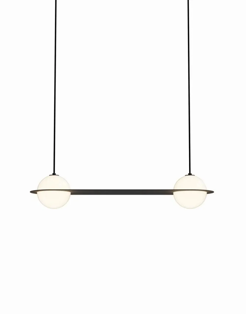 Laurent 03 Pendant Light - Black, Glass