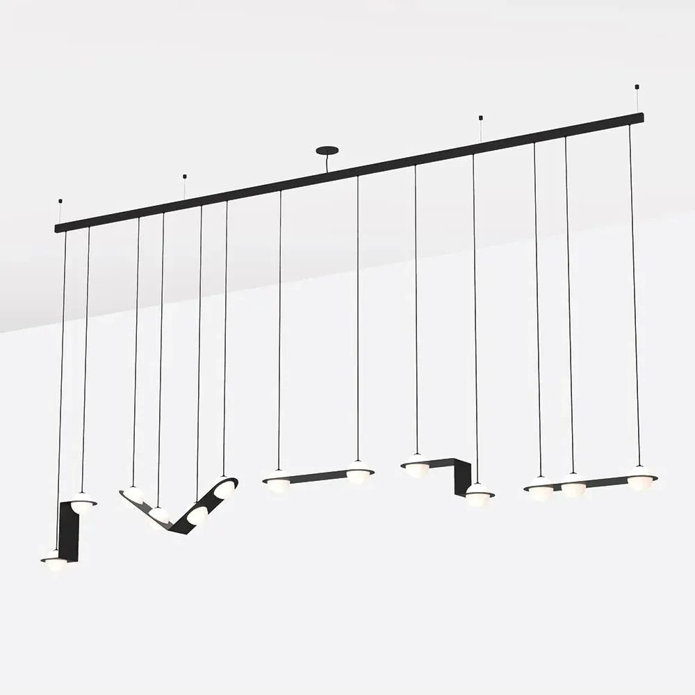 Laurent 18 Pendant Light - Black, Metal