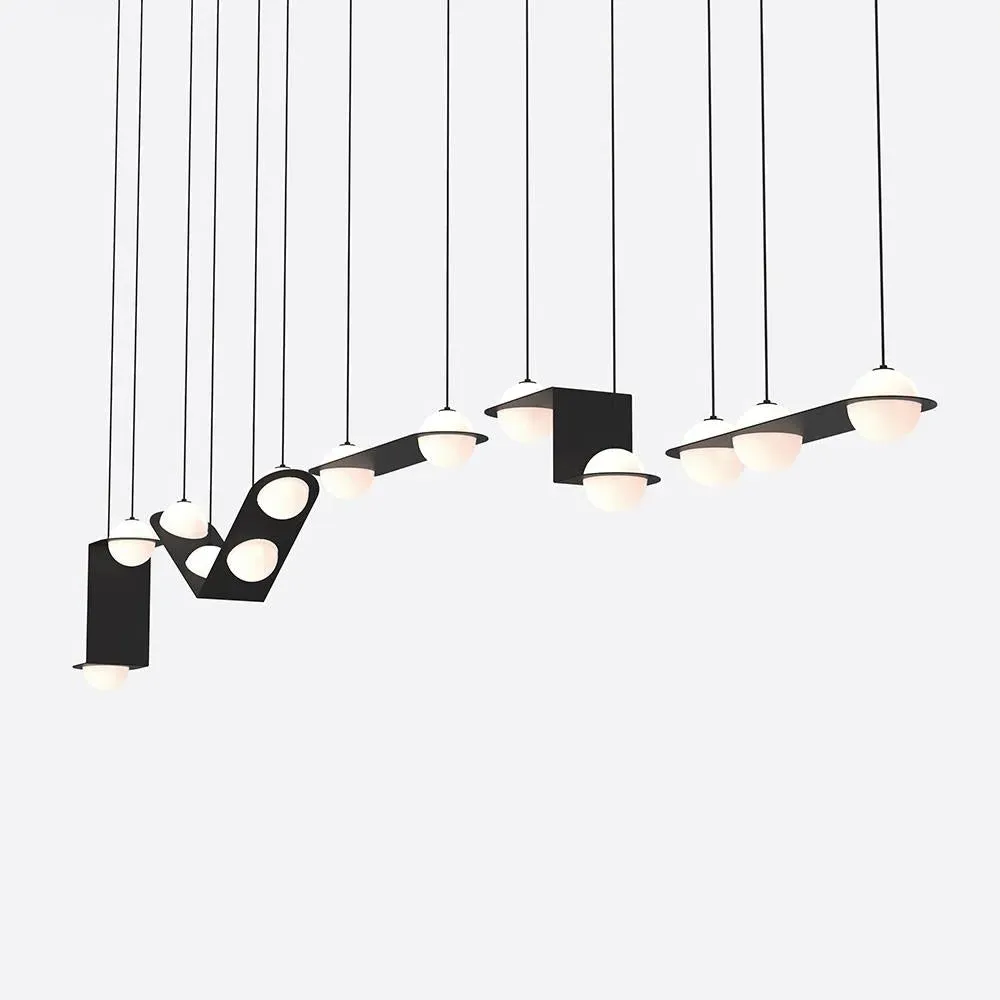 Laurent 18 Pendant Light - Black, Metal image