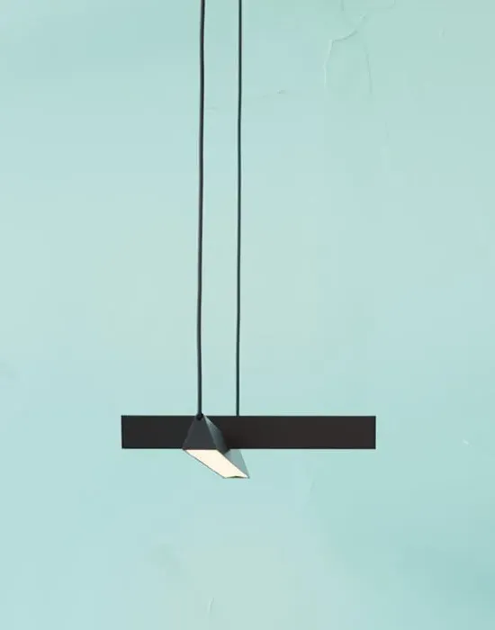Linear Pendant Light DALI Control - Green, Aluminium