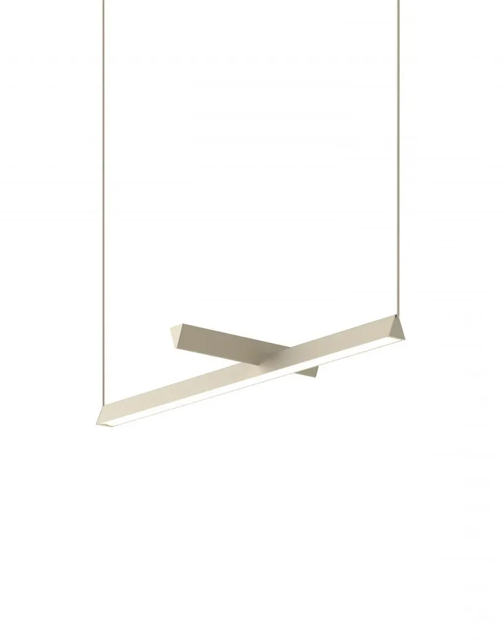Linear Pendant Light Phase Dimming - Green, Aluminium