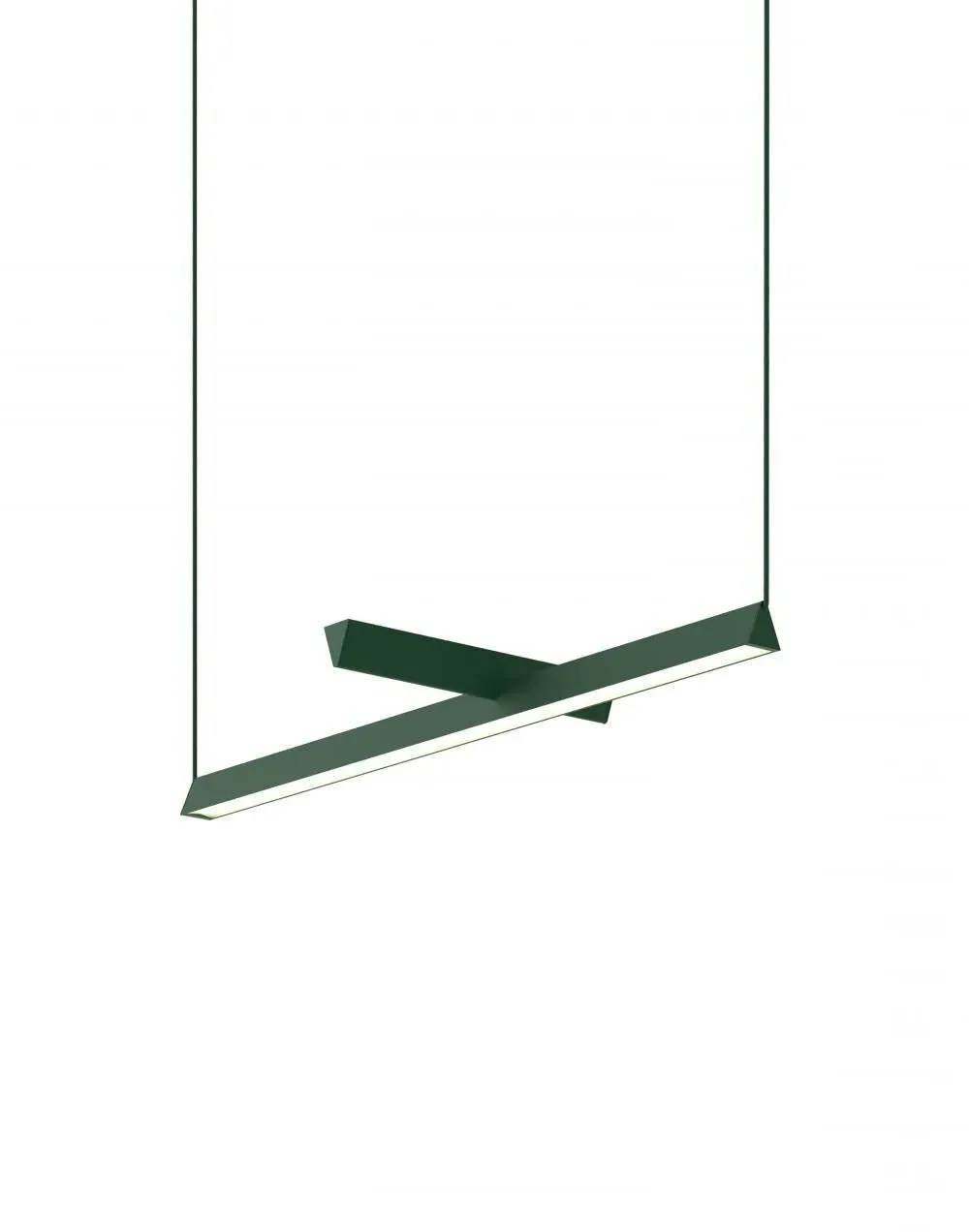 Linear Pendant Light with Dimming - Polished, Aluminium