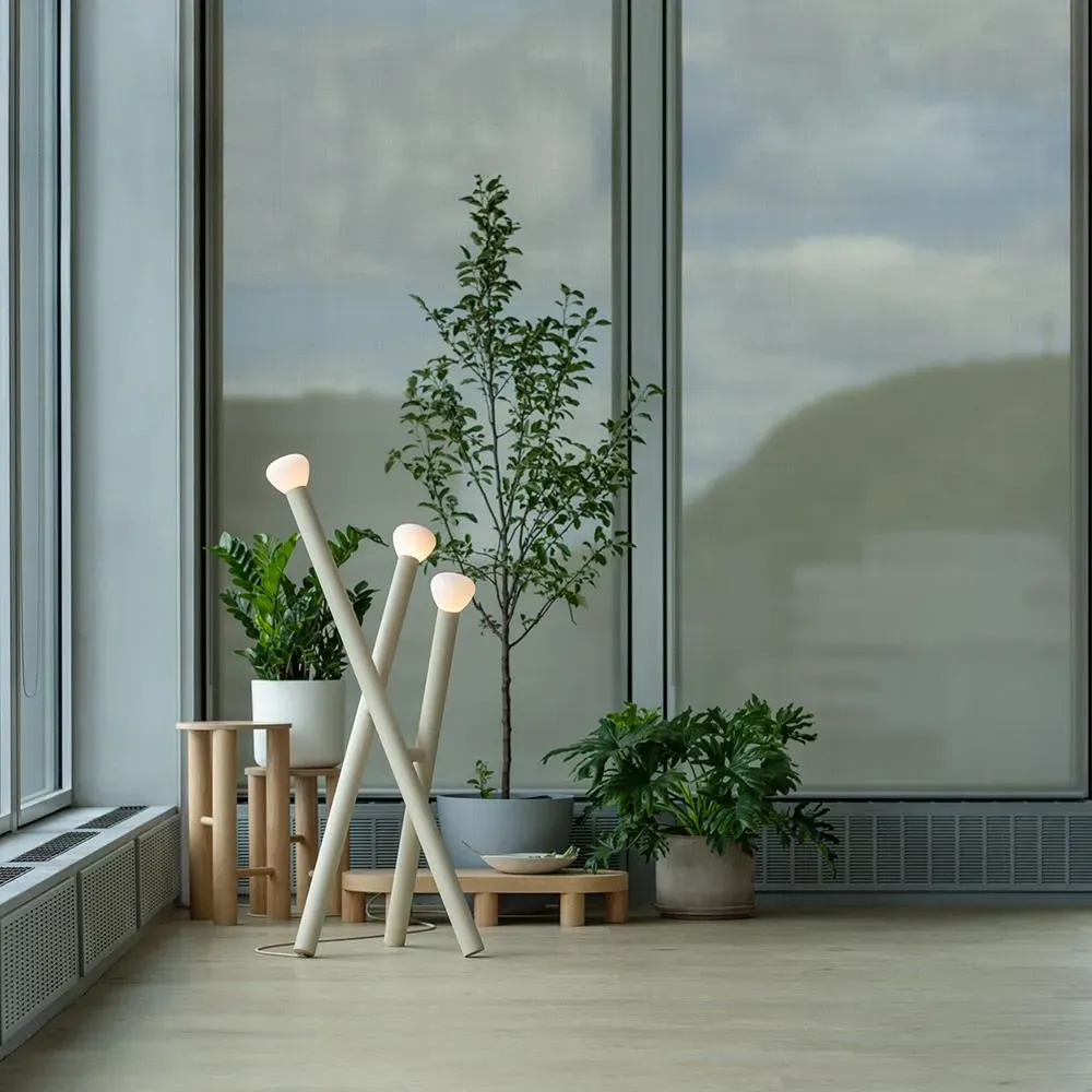 Parc 05 Floor Light - White, Aluminium