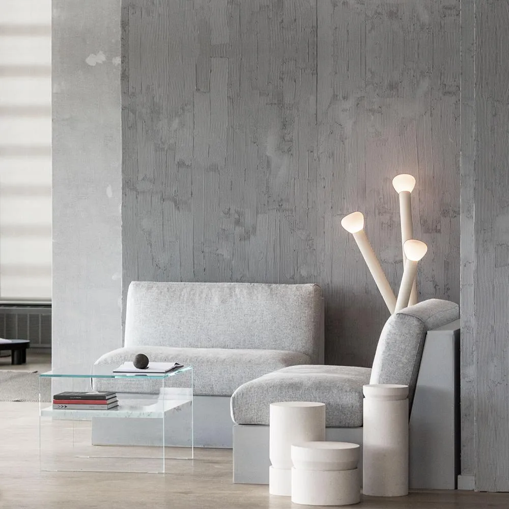 Parc 05 Floor Light - White, Aluminium