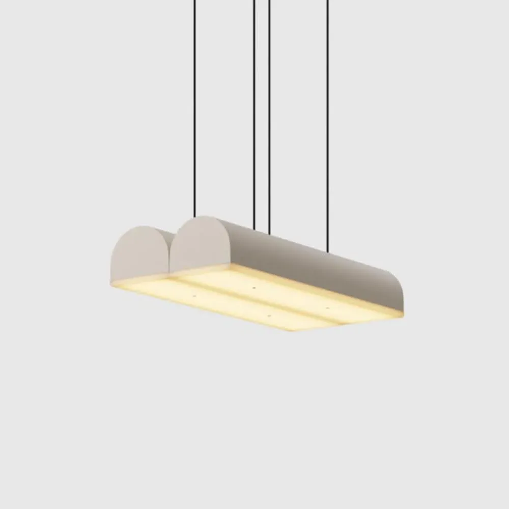 Pendant Light Dimming & White Wire - Beige, Aluminium image