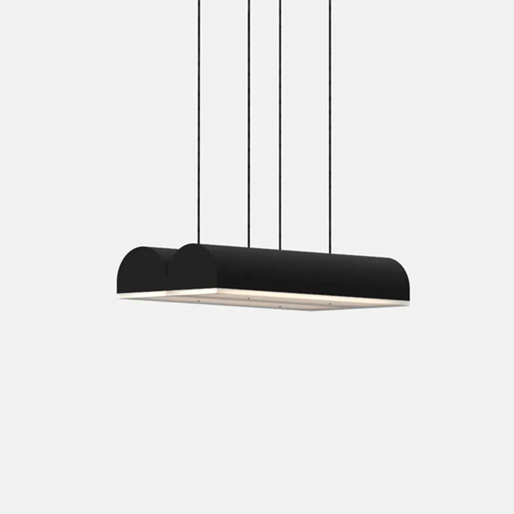Pendant Light White Cord 0-10V Dimming - Black image