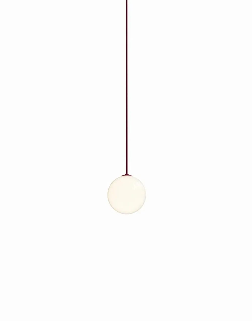 Pendant Light with Globe Shade - Beige, Glass
