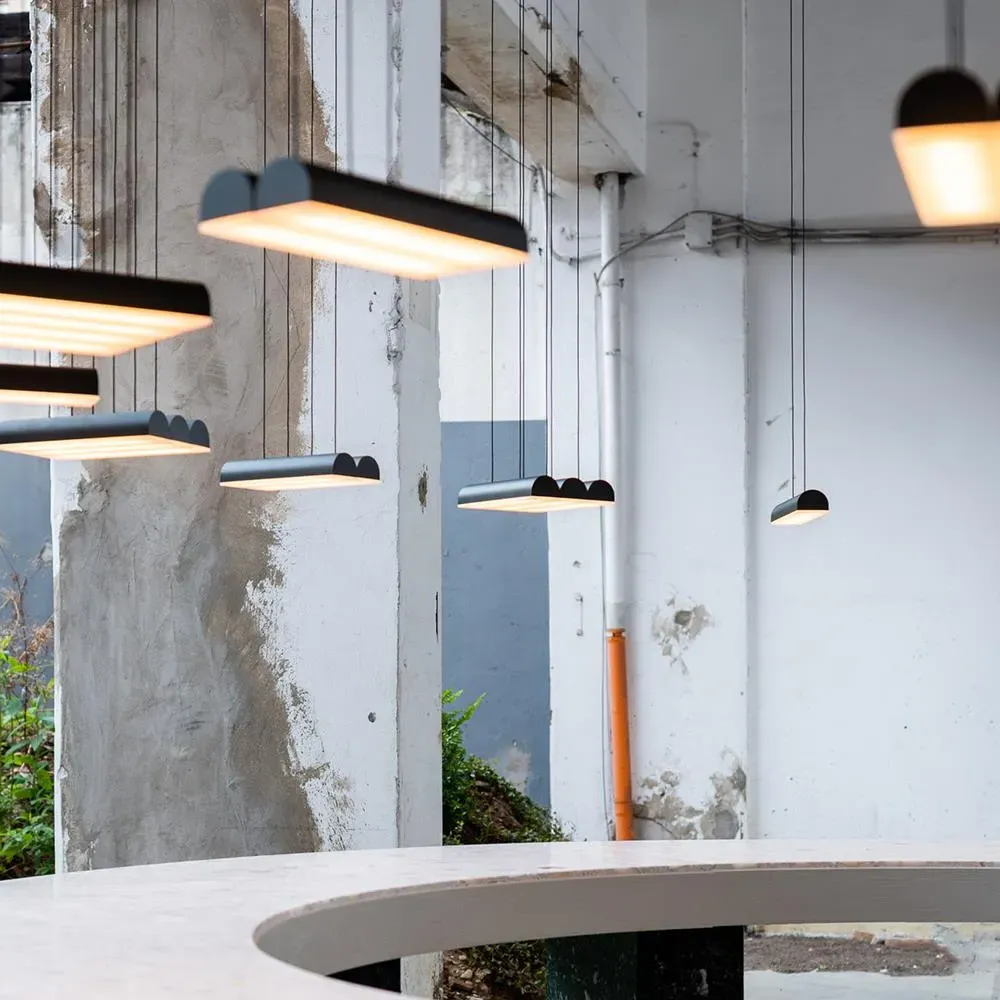 Pendant Light with Phase Dimming - Black