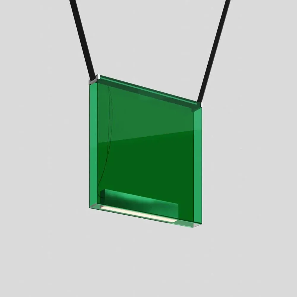 Sainte Atelier Pendant Light - Green, Glass