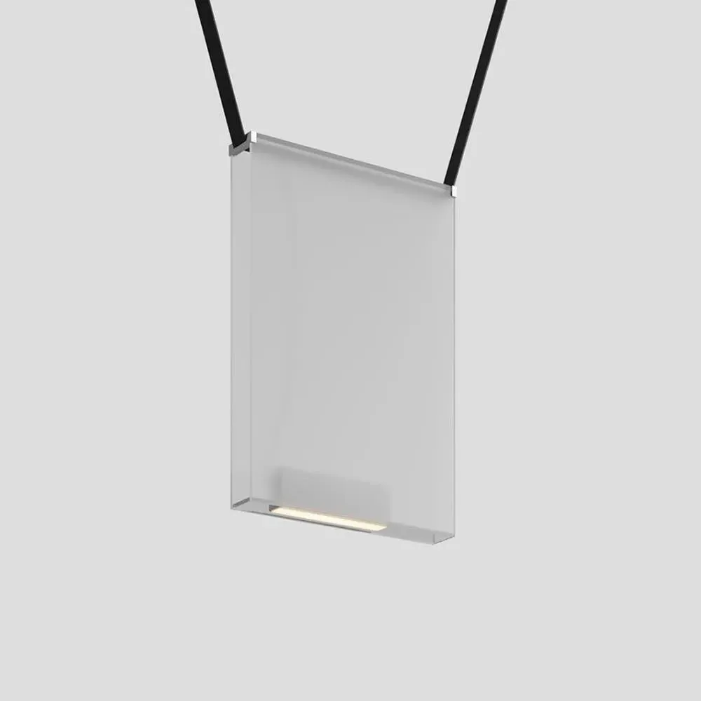 Sainte Atelier Size 3 Pendant Light - Frosted Clear, Glass