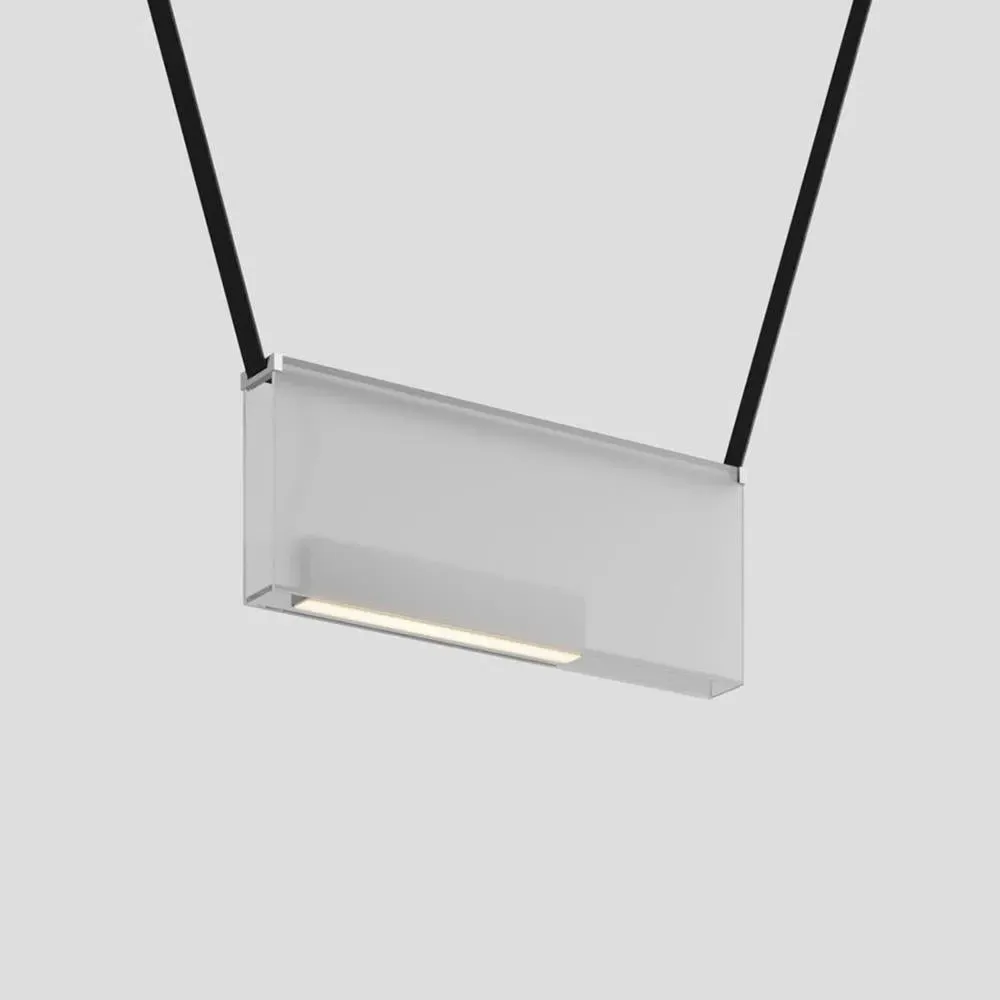 Sainte Atelier Size 5 Pendant Light - Frosted Clear, Glass