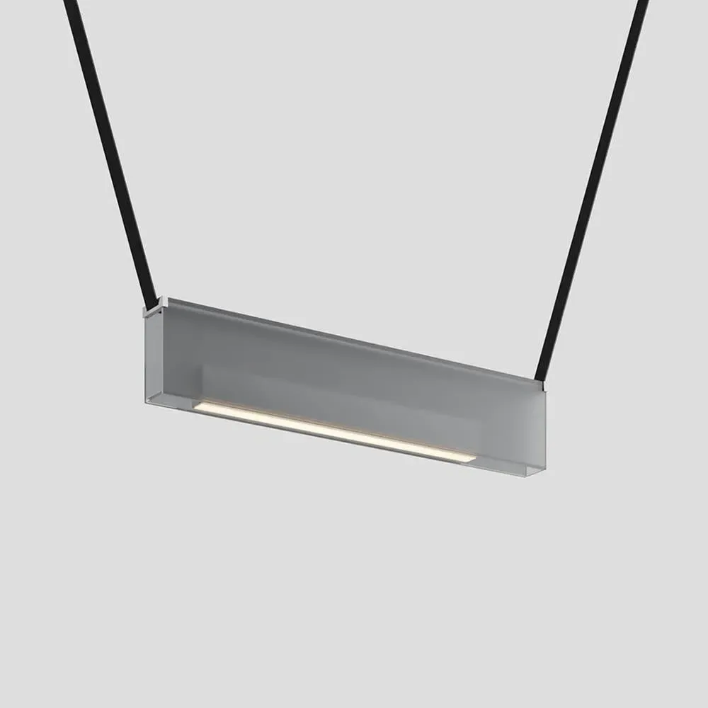 Sainte Pendant Light - Frosted Grey
