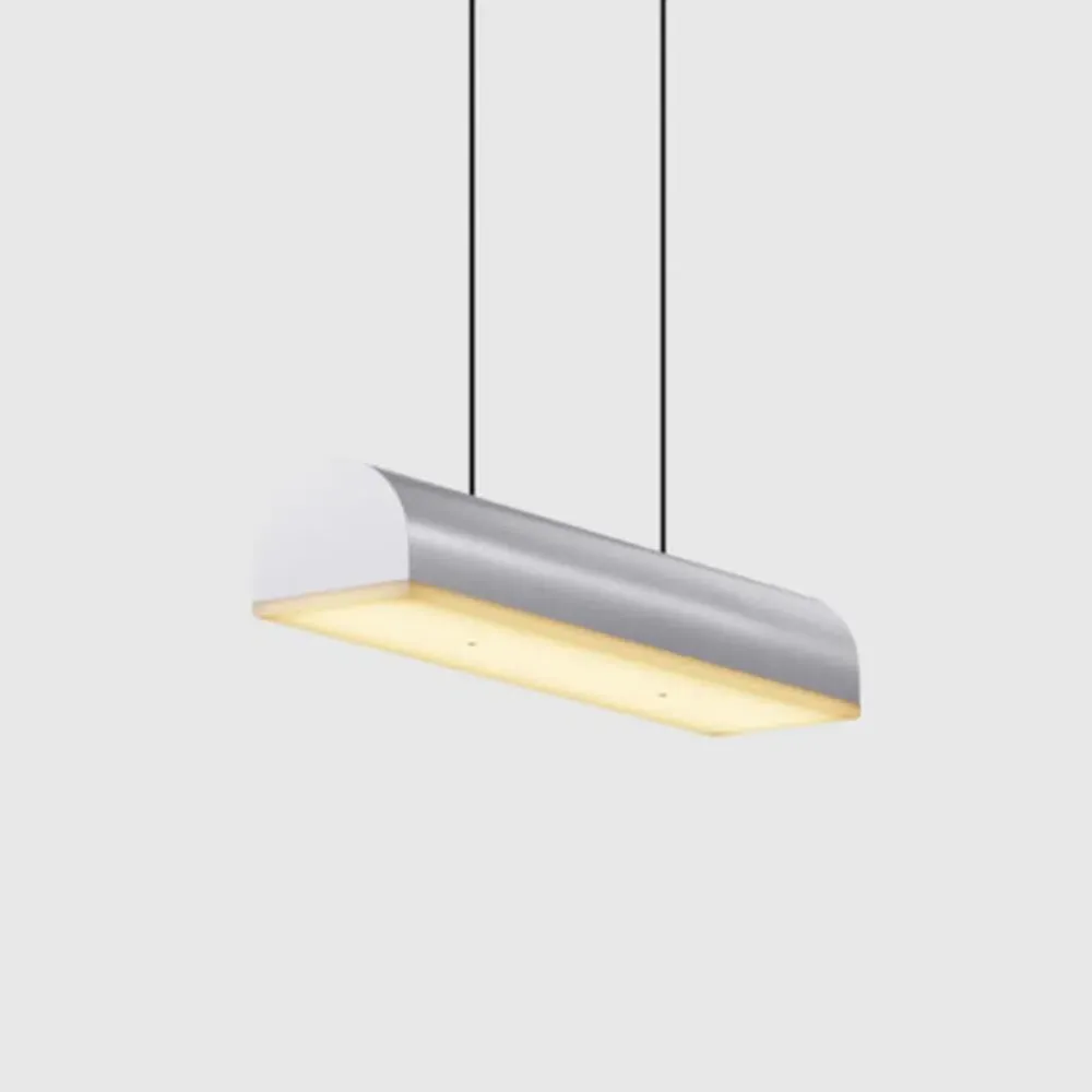 Semi Circle Pendant Light with Dimmer - Black