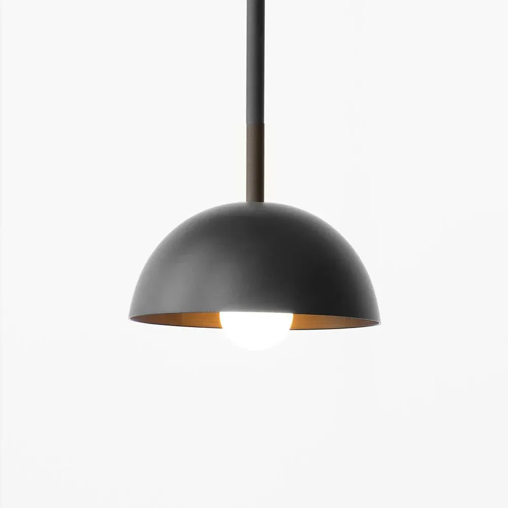 Simple Shade Pendant Light - Black, Steel
