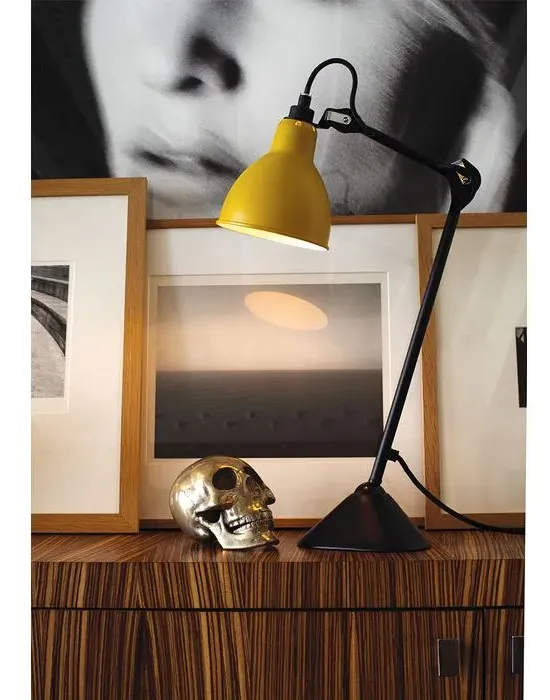 205 Round Table Lamp - Blue