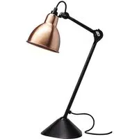 205 Round Table Lamp - Copper with White Interior