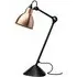 205 Round Table Lamp - Copper with White Interior