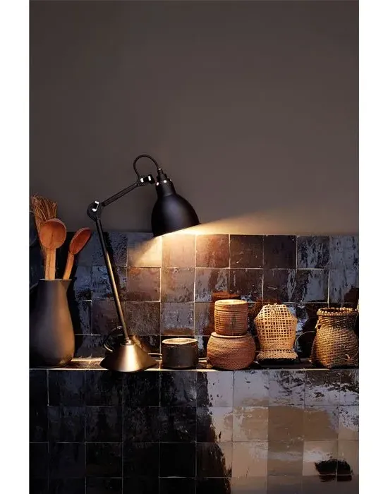 205 Round Table Lamp - Yellow